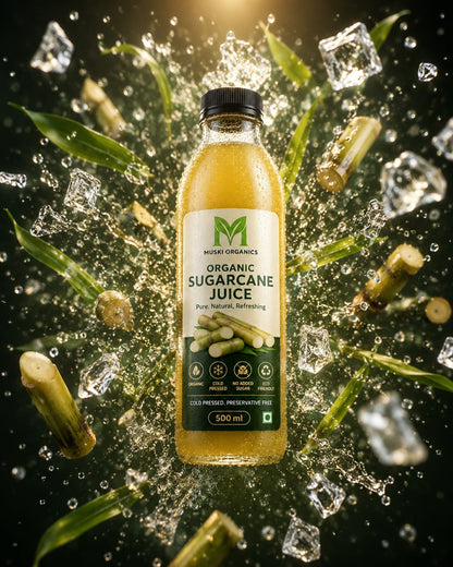 Muski Organic Sugarcane Juice (Pack of 3) (coming soon)