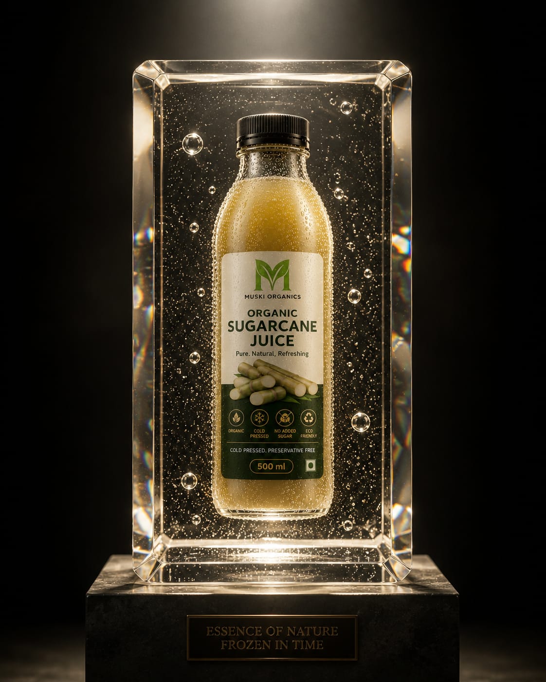Muski Organic Sugarcane Juice (Pack of 3) (coming soon)