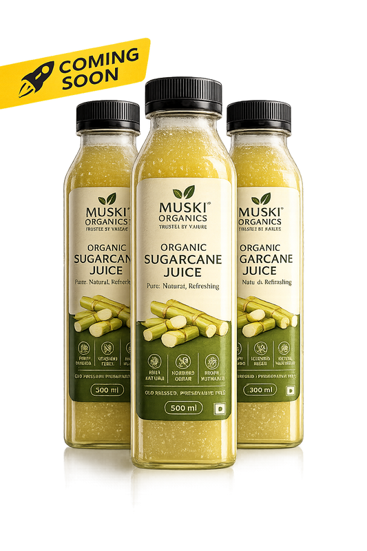 Muski Organic Sugarcane Juice (Pack of 3) (coming soon)